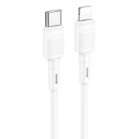  USB kabelis Hoco X83 PD20W Type-C to Lightning 1.0m white 